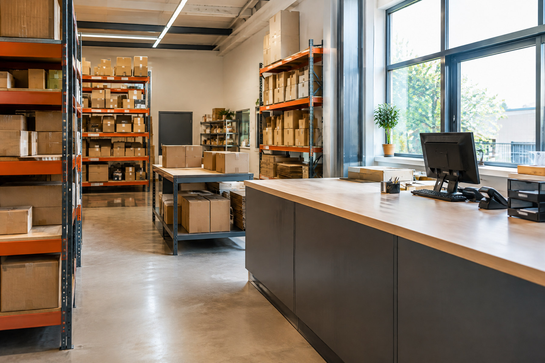 A daylight business warehouse and trade counter
